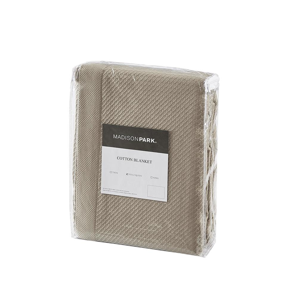 100% Certified Egyptian Cotton Blanket - Twin - White