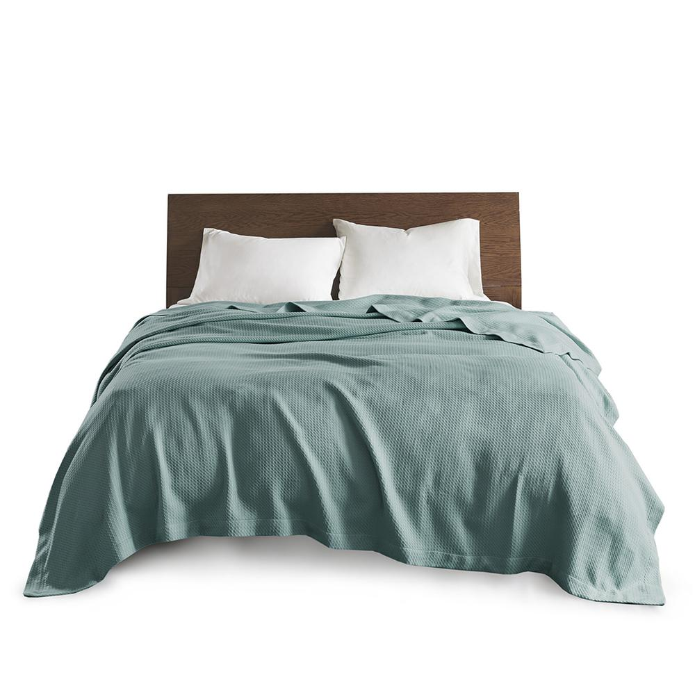 100% Certified Egyptian Cotton Blanket - Twin - White