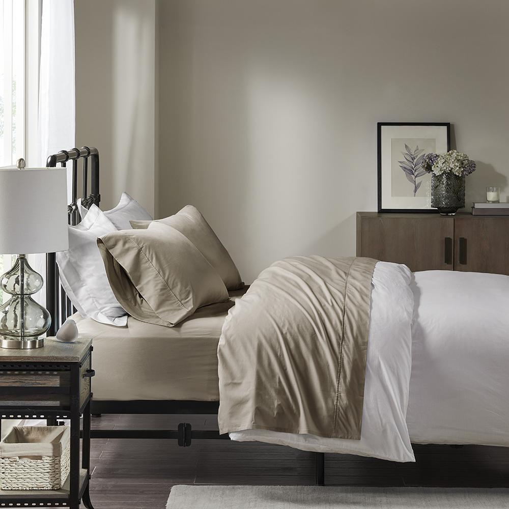 100% Cotton Peached Percale Sheet Set,MP20-5377