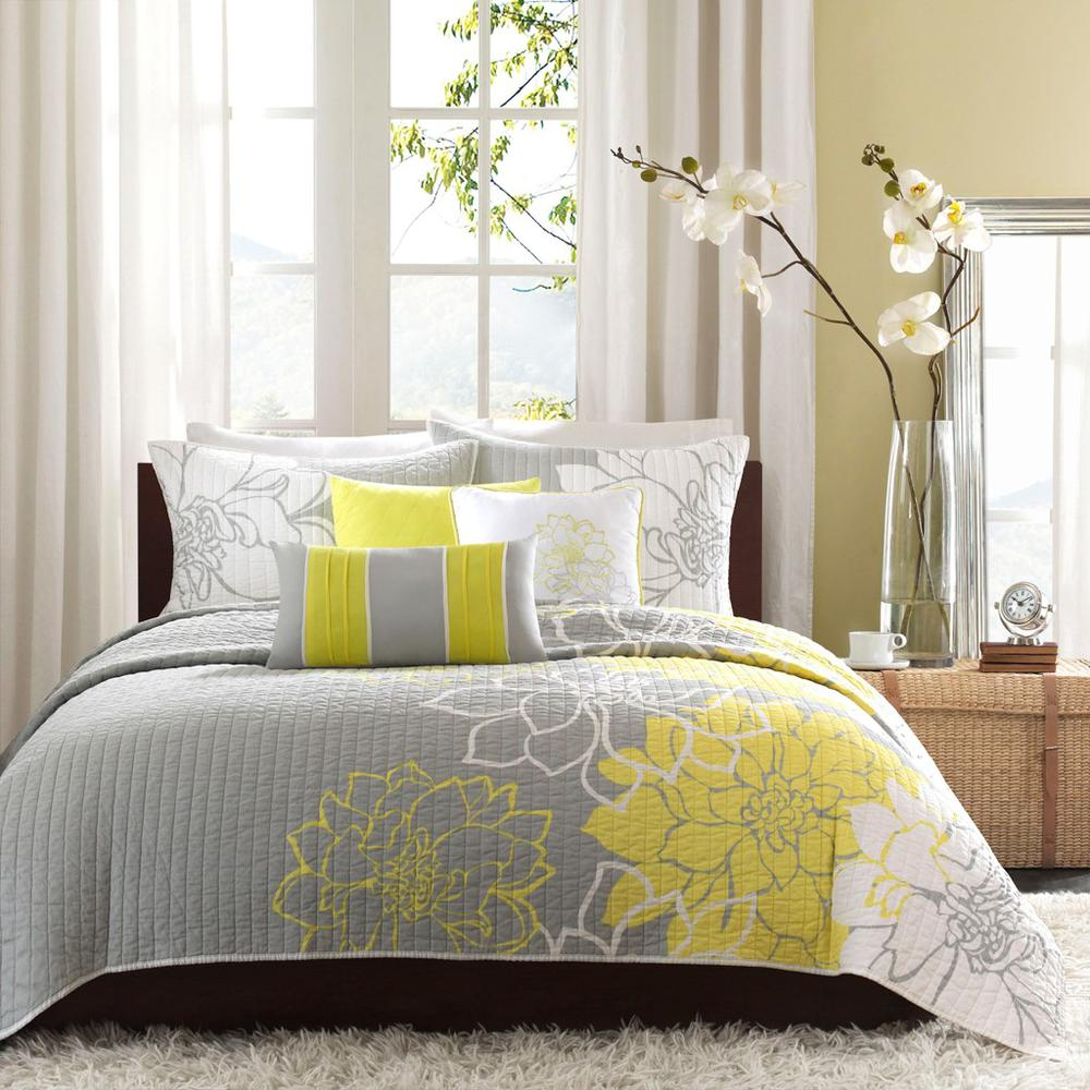 100% Cotton Printed Quilted Coverlet 6pcs Set,MP13-325