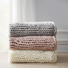 100% Acrylic Chunky Double Knit Throw,MP50-6135