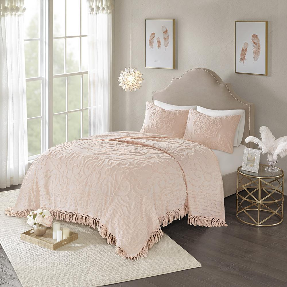 100% Cotton Tufted Chenille Coverlet Set,MP13-5875