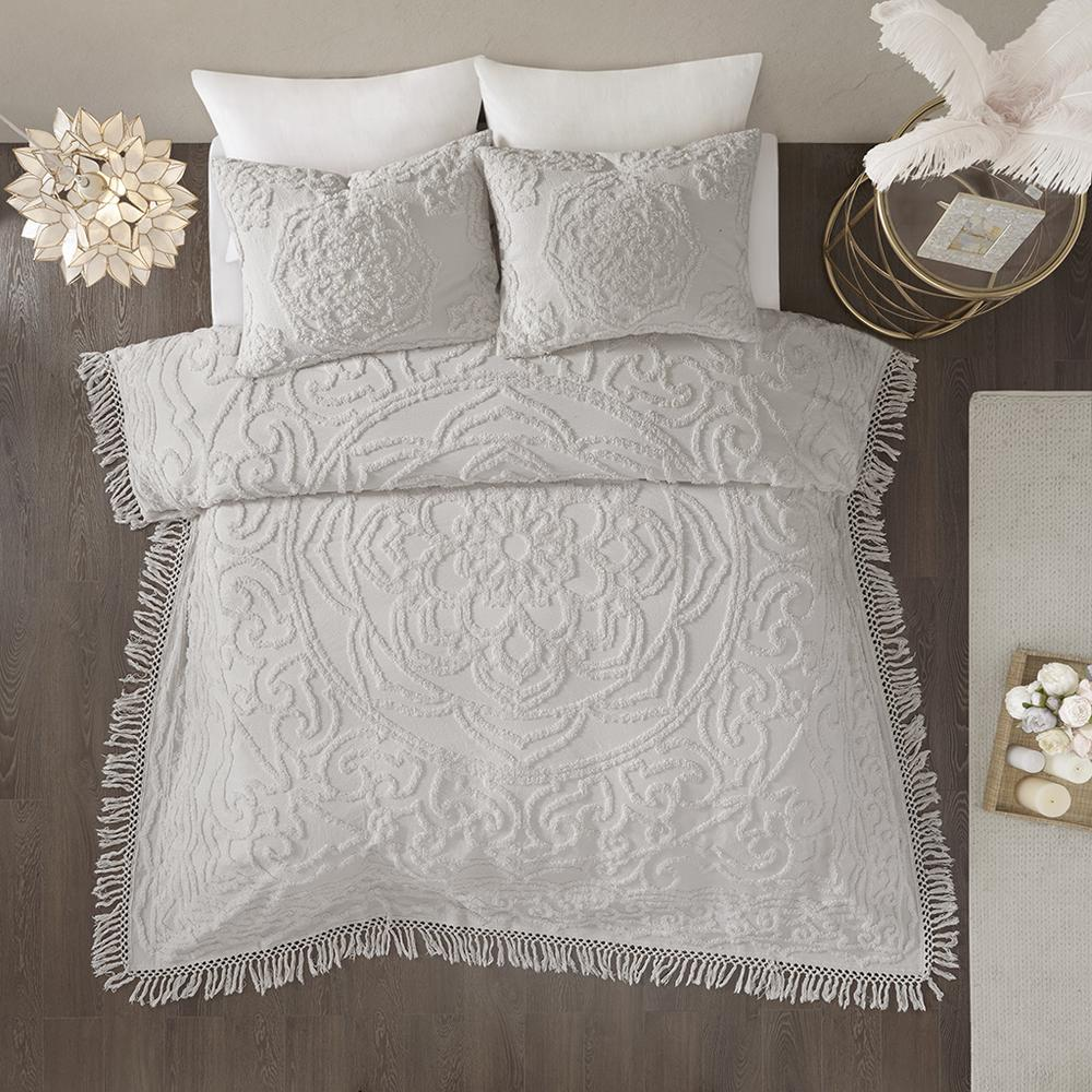 100% Cotton Tufted Chenille Coverlet Set,MP13-5875