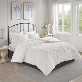 100% Cotton Chenille Tufted Comforter Set,MP10-3322